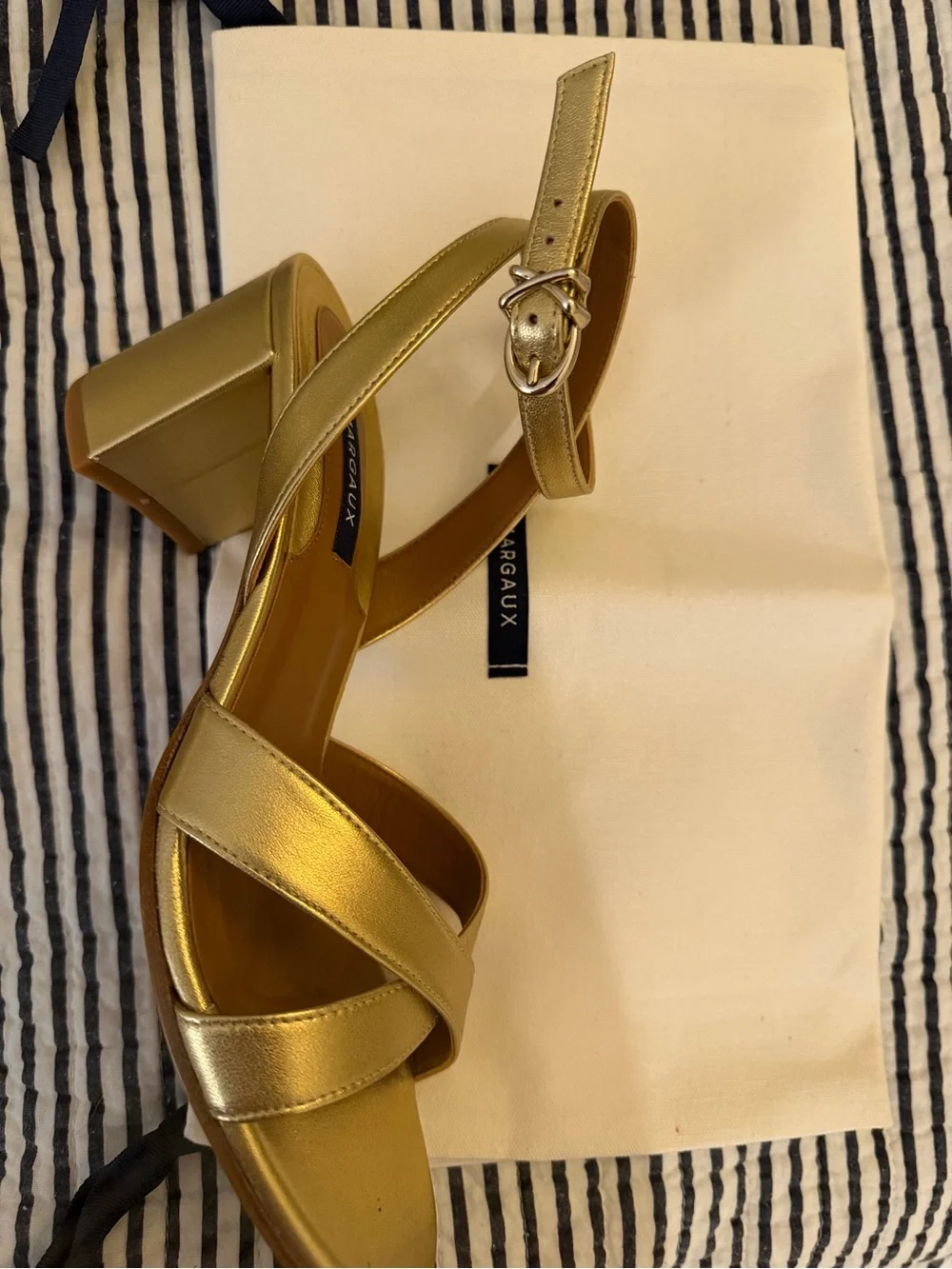 Margaux Women's Gold City Sandals - size 39M